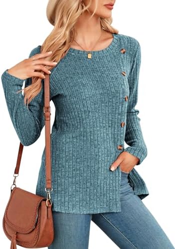 JULIETTE™ | Dopasowana tunika z guzikami i rozcięciem — 8
