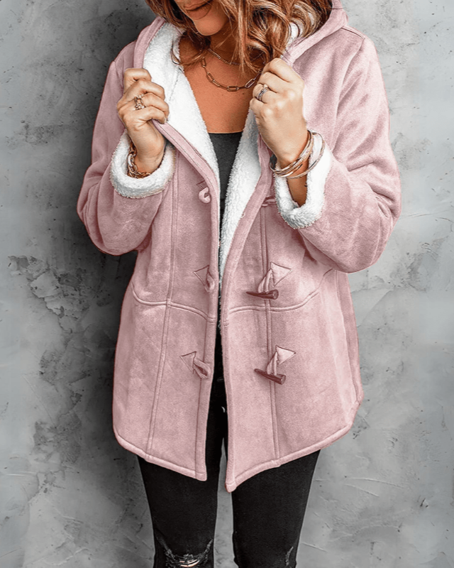 ÉLOÏSE™ | Ciepła kurtka z kapturem i podszewką z baranka — 6