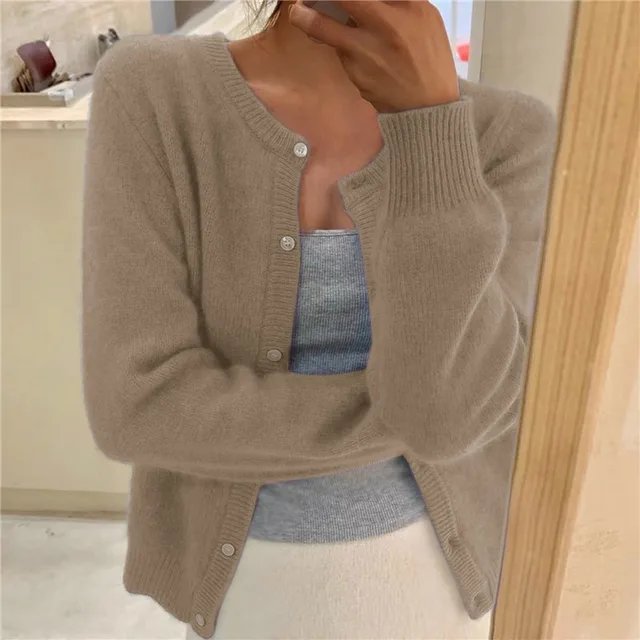 VALENTINE™ | Krótki sweter rozpinany na guziki — 5
